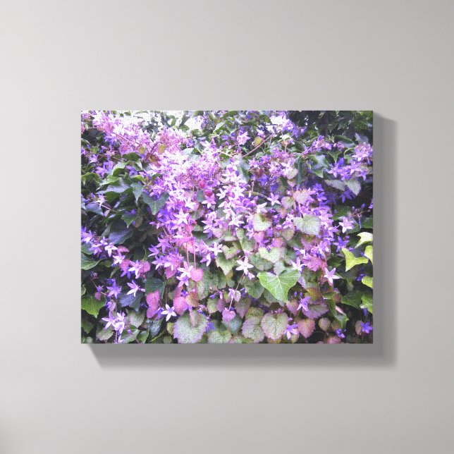 Lila / Mauve Flower Photo Canvas (Framsida)