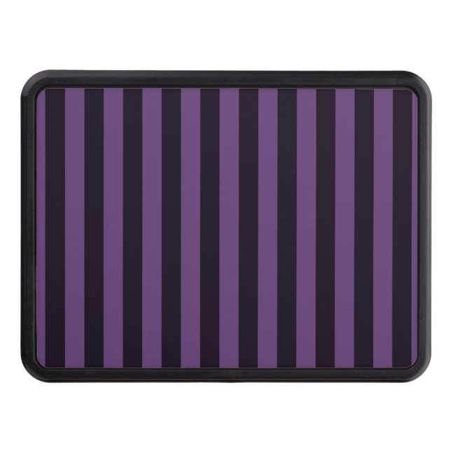 Lila Mauve Grape Rand Decor Dragkroksskydd (Framsidan)