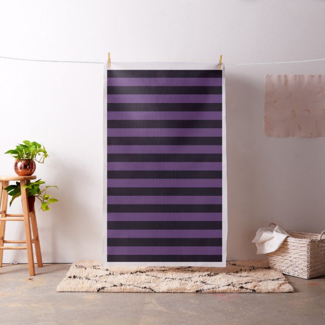 Lila Mauve Rand Tyg (In Situ)