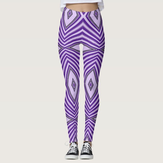 Lila Maze Leggings (Framsida)