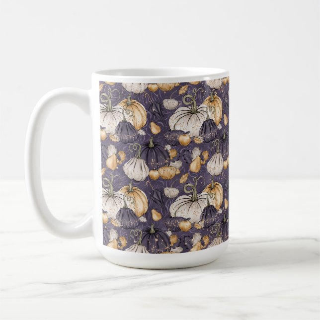 LILA MED APELSINCRÈME & LILA PUMPOR KAFFEMUGG (Vänster)