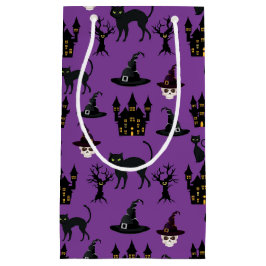 LILA MED BLACK HALLOWEEN DÖSKALLAR CASTLES HATS