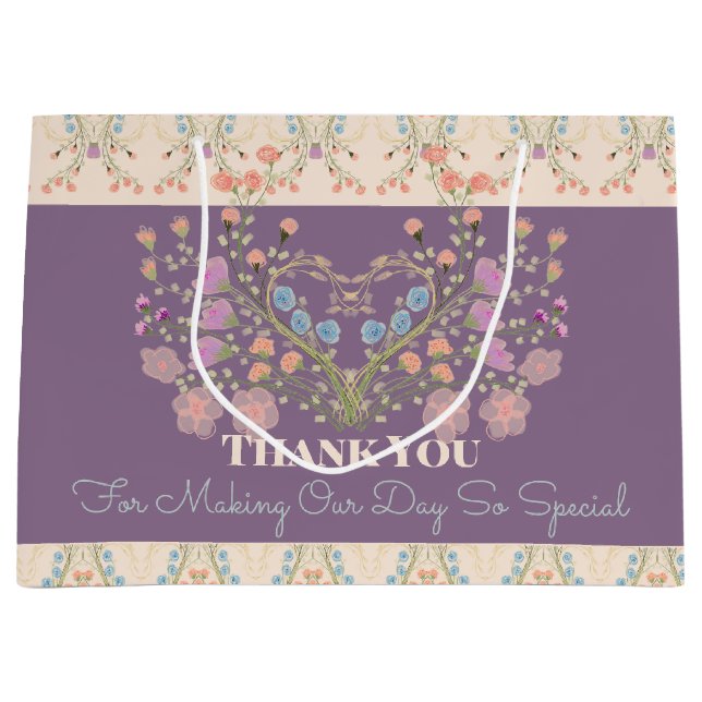 Lila med Blommigt i fokus (Framsidan)