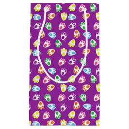 LILA MED BRIGHT FÄRGAD PÅSKHARE TASSAR