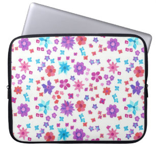 Lila med lägre effekt Aqua Rosa Orange Laptop slee Fodral