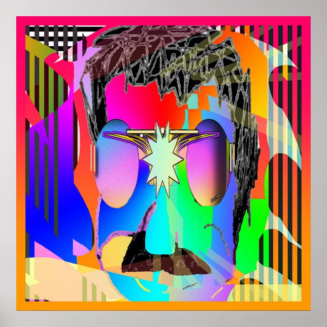 Lila med linser poster (Framsidan)