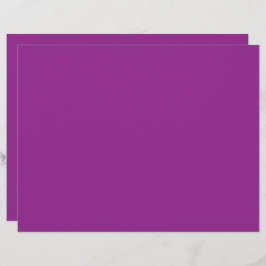 lila med vit gräns brevhuvud