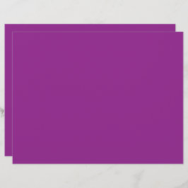 lila med vit gräns brevhuvud