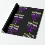 lila menorah hanukkah presentpapper<br><div class="desc">"lila menorah hanukkah ", "lila hanukkah", "lila menorah" , "hanukkah menorah", menorah, "lycklig hanukkah", kanalukah, hannukah, Hanukkah, "jewant helgdagars"</div>