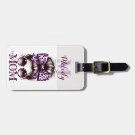 Lila Messy Bun Mamma Wife Chef Bagagebricka