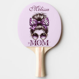 Lila Messy Bun Mamma Wife Chef Pingisracket