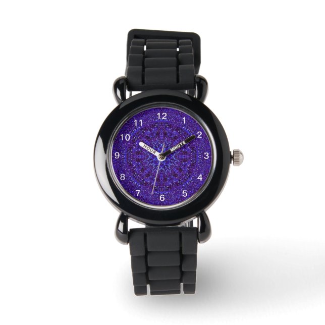 Lila Metallic Armbandsur (Framsida)