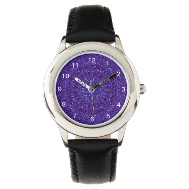 Lila Metallic Armbandsur (Framsida)
