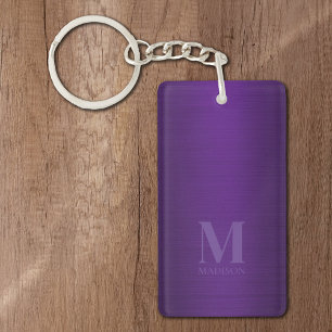 Lila Metallic Monogrammed