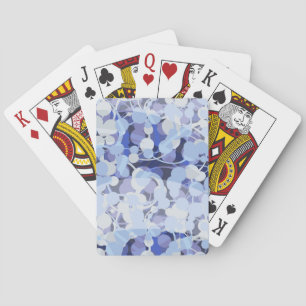 Lila Microbe Mönster Casinokort