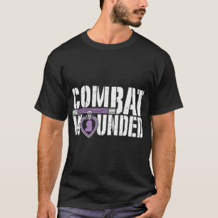 Lila Militärveteranbekämpningen skadade soldat T Shirt