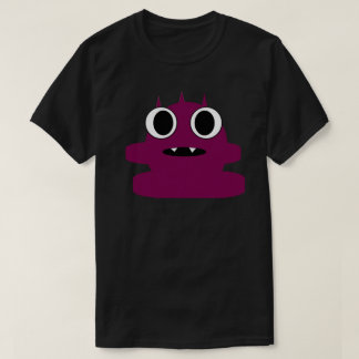 Lila Mini-Monster T-shirt Skullnskin Grafisk Desig
