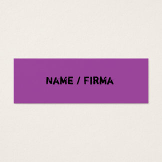 Lila - mini Visitenkarten Litet Visitkort