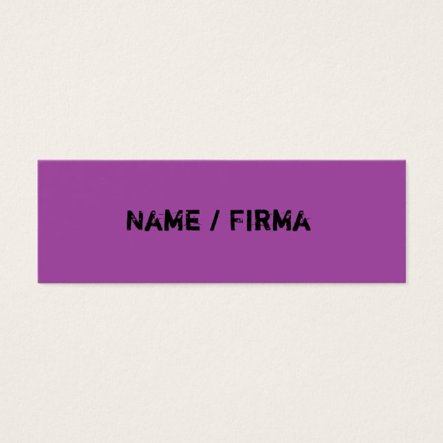Lila - mini Visitenkarten Litet Visitkort (Framsidan)