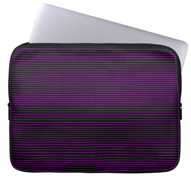 Lila minimal linjer laptop fodral (Framsidan)
