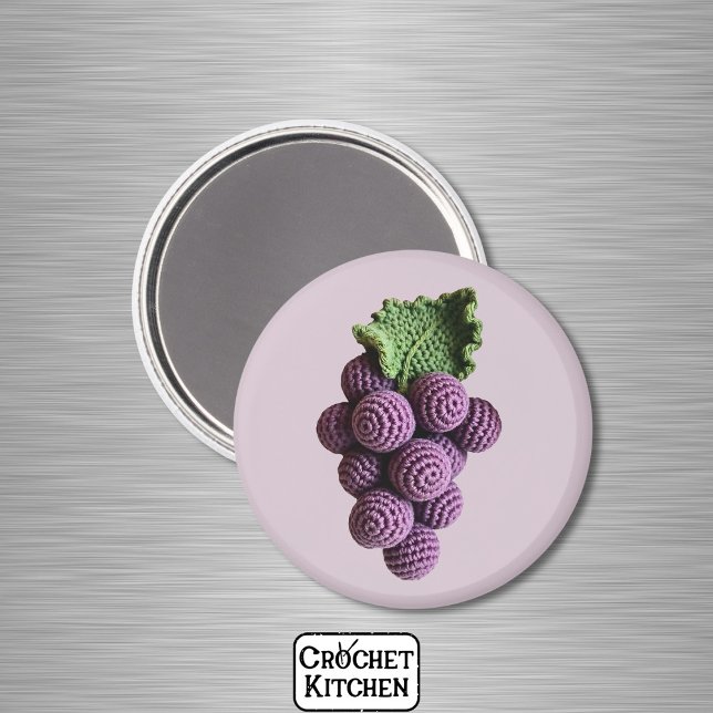 Lila Minimalistisk farmaceutisk fruktträdsdruva Magnet (Skapare uppladdad)