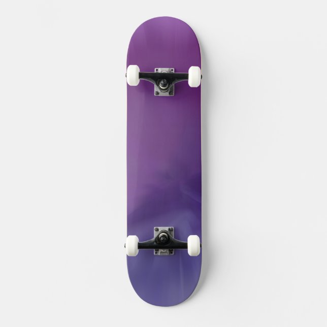 Lila Mist-Abstrakt Mini Skateboard Bräda 18,5 Cm (Framsida)