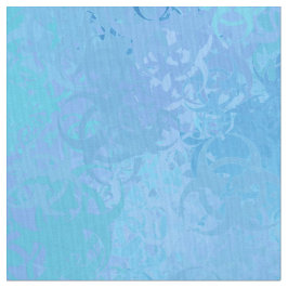 Lila Mist Biohazard Symbol Camo Fabric Tyg