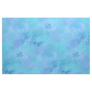 Lila Mist Biohazard Symbol Camo Fabric Tyg