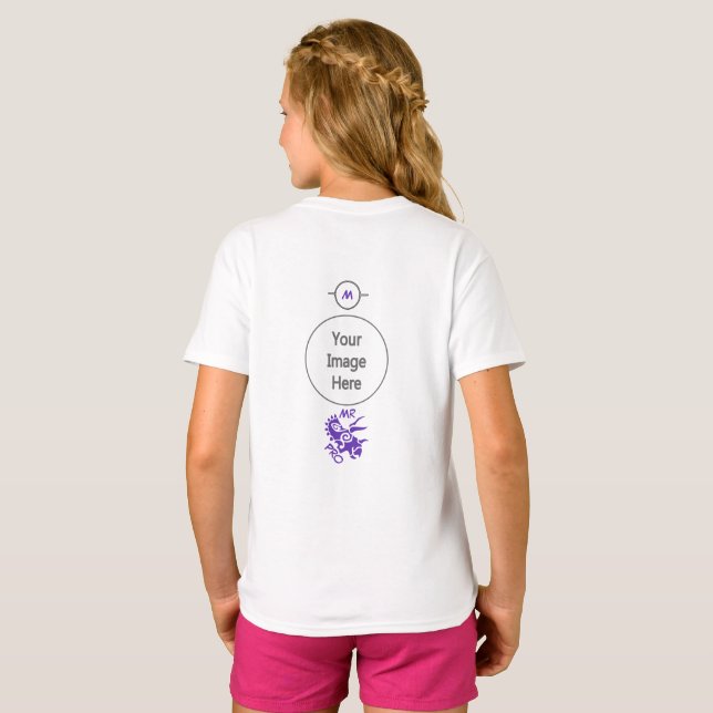 Lila Mister Pro Triceratops Skilled Ancient T Shirt (Hel baksida)