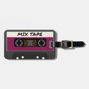 Lila Mix-band - Retro Inspired Gift med 80s och 90 Bagagebricka