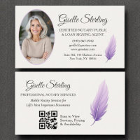 Lila Mobile Notary QR Code Lilac Photo
