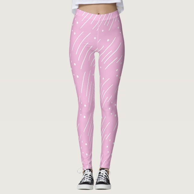 Lila Mod Leggings (Framsida)