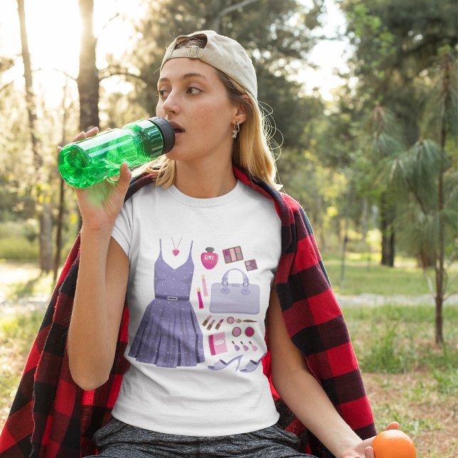 Lila Mode set T Shirt (Skapare uppladdad)