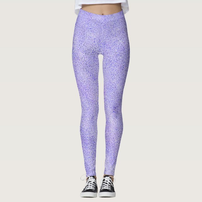 Lila Modern Leggings (Framsida)