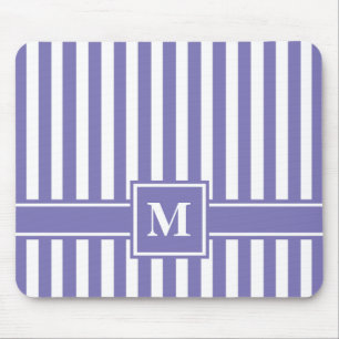 Lila Modern Rand med Monogram Musmatta