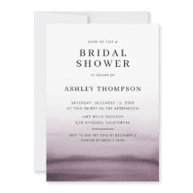 Lila Modern Studentfest i vattenfärgen Ombre