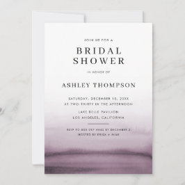 Lila Modern Studentfest i vattenfärgen Ombre Inbjudningar