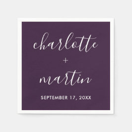 Lila Möhippa Pappersservett