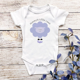 Lila Mommys Little Lamb Kön Neutral Roligt av kute T Shirt