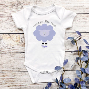 Lila Mommys Little Lamb Kön Neutral Roligt av kute T Shirt