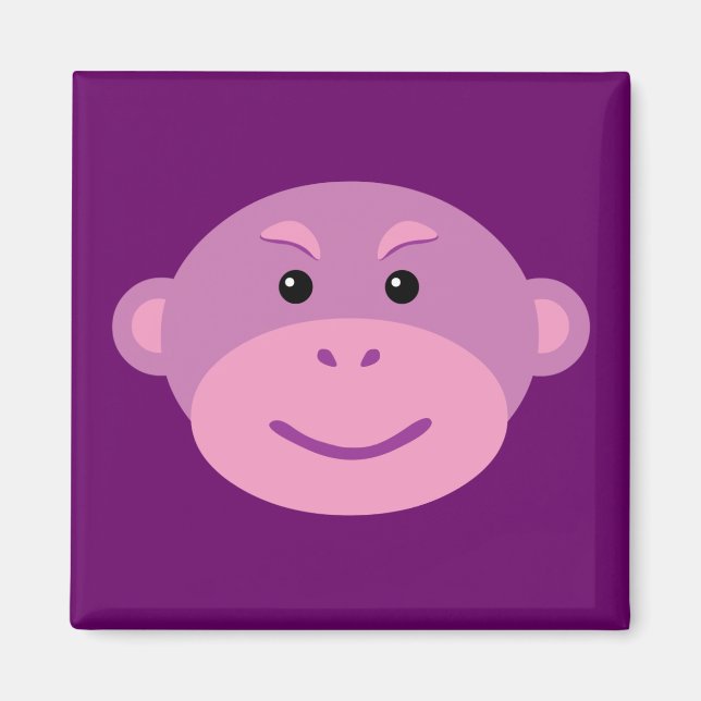 Lila Monkey Magnet (Framsidan)