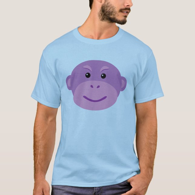 Lila Monkey Tee (Framsida)