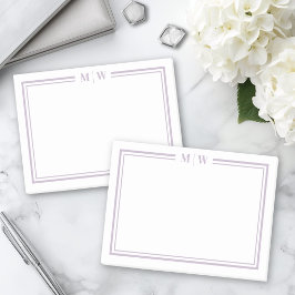 Lila Monogram Post-it Block