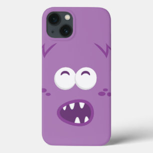 Lila Monster Ansikte iPad Case
