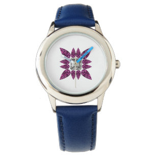 Lila Mönster Armbandsur