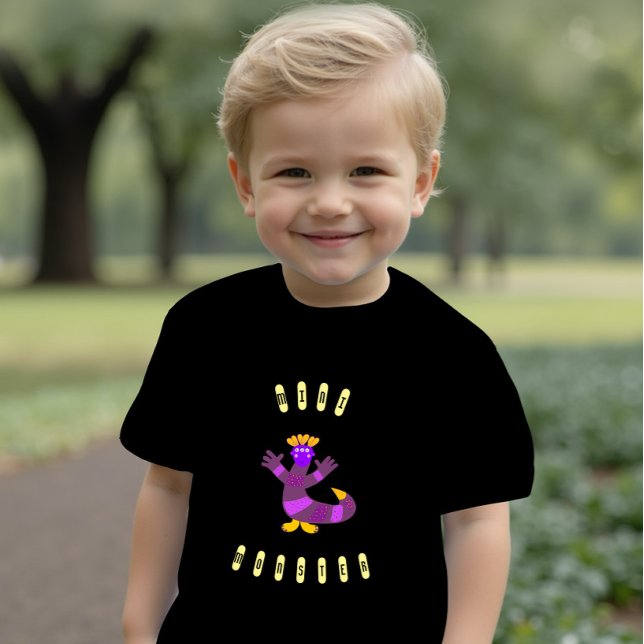 Lila monster baby T-Shirt (Skapare uppladdad)