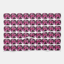 Lila Mönster Kökshandduk