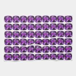 Lila Mönster Kökshandduk