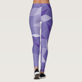 Lila Mönster Leggings