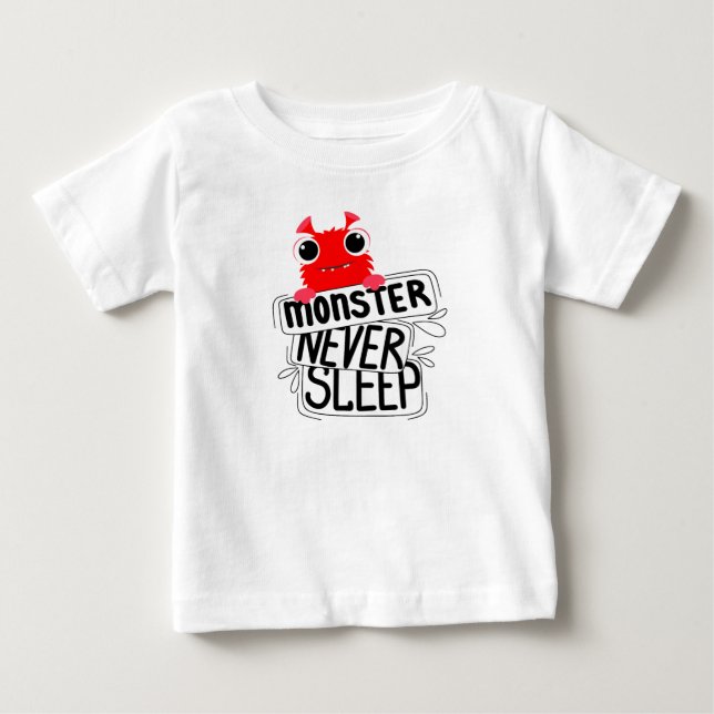 lila monster t shirt (Framsida)